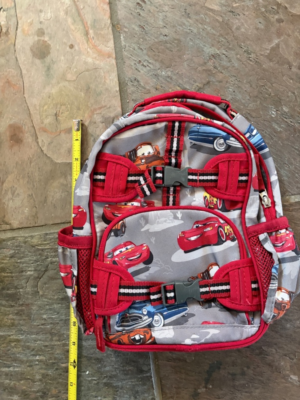 Pottery barn Kids Lightning McQueen Disney Pixar backpack Mini Small - Picture 6 of 9